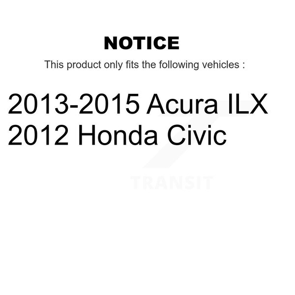 Front Left Lower Suspension Control Arm Ball Joint Assembly For Honda Civic Acura ILX